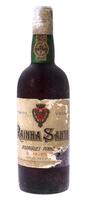 Lote 2083 - PORTO RAINHA SANTA - Garrafa de Vinho do Porto Velho, Tinto Aloirado Doce, Rodrigues Pinho & Cª, Gaya, Porto, (750ml). Nota: garrafa antiga, rótulo algo danificado