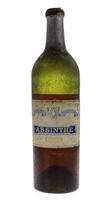 Lote 2103 - ABSINTHE - Garrafa de Absinto, Qualité Superieure, (1000ml aprox.). Nota: garrafa antiga. Apresenta acentuada perda