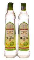 Lote 2144 - VODKA BORIS JELZIN - 2 garrafas de Licor, Vodka with Melon, França, (700ml - 20%vol.)