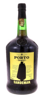 Lote 2183 - PORTO SANDEMAN MAGNUM - Garrafa Magnum de Vinho do Porto, Tawny, Aloirado Doce, Sandeman & Cª, (1500ml - 19%vol.)