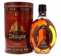 Lote 2191 - WHISKY DIMPLE 15 ANOS- Garrafa de Whisky,15 Years Old, (700ml - 40%vol). Nota: garrafa idêntica à venda por € 46,57. Em caixa/tubo de metal original. Consultar valor indicativo em https://www.masterofmalt.com/whiskies/haig-dimple-15-year-old-w