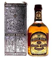 Lote 2216 - WHISKY CHIVAS REGAL 12 ANOS - Garrafa de Whisky, 12 Years Old, Blended Scotch Whisky, Chivas Brothers, Escócia (750ml - 43%vol). Nota: garrafa dos anos 1980s. Garrafa semelhante à venda por € 161,89. Em caixa de cartão original. Consultar valo