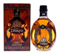 Lote 2252 - WHISKY DÍMPLE 15 ANOS- Garrafa de Whisky, Fine Original, 15 Years Old, (700ml - 40%vol). Nota: garrafa idêntica à venda por € 46,57. Em caixa de cartão original. Consultar valor indicativo em https://www.masterofmalt.com/whiskies/haig-dimple-1