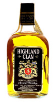 Lote 2303 - WHISKY HIGHLAND CLAN - Garrafa de Whisky, Special Reserve Scotch Whisky, Highland Bonding Cº, Escócia, (700ml - 40%vol.). Nota: garrafa dos anos 1980s