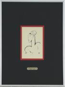 Lote 5421 - AMADEU DE SOUZA-CARDOSO (1887-1918) - Xilogravura sobre papel, título "Tête d´Etude (Estudo de Cabeça)". Dim: mancha 15x10 cm. Dim: moldura 41x31 cm. Xilogravura impressa para o museu Amadeu de Souza-Cardoso de Amarante, para comemorar o cinquentenário da morte do artista.
