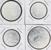 Lote 8 - PORTUGAL, MOEDAS DIVERSAS EM PRATA, ANOS 2003-2006 - Conjunto de 4 moedas, sendo: 2 x 5 euros, 8 euros e 10 euros; alusivas diversas temáticas. Peso total: 66 g. Dim: 40 mm (maior). Sem classificação atribuída pela Oportunity Leilões, cabe ao lic - 3