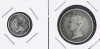 Lote 21 - PORTUGAL, MOEDAS DE 100 E DE 500 RÉIS EM PRATA - Conjunto de 2 moedas D. MARIA II, sendo uma de 500 Réis (1846), e uma de 100 Réis (1853). Peso total: 17,8 g. Dim: 30 mm, e 19 mm respectivamente. Sem classificação atribuída pela Oportunity Leilõ - 2