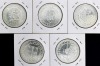 Lote 23 - PORTUGAL, MOEDAS DE 100 ESCUDOS EM PRATA, ANOS 1986/87 e 1988 - Conjunto de 5 moedas alusivas a diversas temáticas. Dim: 34 mm. Sem classificação atribuída pela Oportunity Leilões, cabe ao licitante atribuir a classificação e a valorização que e - 2