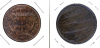 Lote 27 - PORTUGAL, MOEDAS DE X RÉIS EM COBRE - Conjunto de 2 moedas de X Réis, D. João V em cobre, sendo uma de 1746, e outra de 1748. Dim: 34 mm. Sem classificação atribuída pela Oportunity Leilões, cabe ao licitante atribuir a classificação e a valoriz - 2