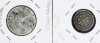 Lote 29 - PORTUGAL, MOEDAS EM PRATA - Conjunto de 2 moedas, sendo: uma de 1/2 Tostão D. José de 1750/1777; e outra de 6 Vinténs D. João V de 1706/1750. Peso total: 5 g. Dim: 17 mm e 24 mm respectivamente. Sem classificação atribuída pela Oportunity Leilõe