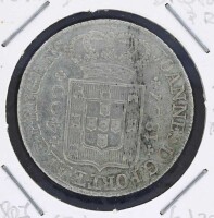 Lote 32 - PORTUGAL, MOEDA DE 480 REIS EM PRATA, ANO 1807 - Cruzado Novo D. João Príncipe Regente. Peso: 14,4 gr. Dim: 36 mm. Sem classificação atribuída pela Oportunity Leilões, cabe ao licitante atribuir a classificação e a valorização que entender corre