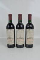 Lote 1147 - Lote de três garrafas de vinho tinto "Chateau Magnan.Figeac"St.Emilion Grand Cru - 1988. Nota: rótulo com manchas