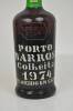 Lote 1260 - Lote de Garrafa de Vinho do Porto BARROS, Colheita 1974, aloirado doce, engarrafado em 1982, para coleccionador. - 2