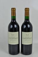 Lote 1285 - Lote de duas garrafas de vinho tinto "Chateau de la Croiz Saint-Benoit" - 2001