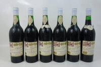 Lote 1347 - Lote de seis garrafas de vinho tinto Colares Chitas, vinho medalhado, colheita de 1984, Azenhas do Mar. Para coleccionadores. Nota: pequenas falhas nos rótulos,