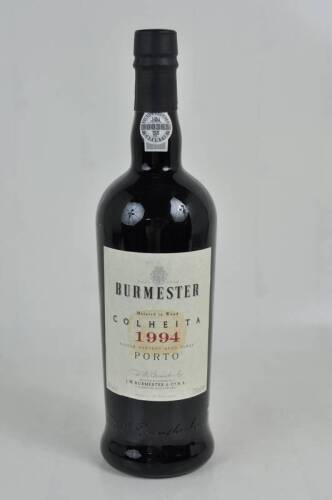 Lote 1549 - Lote de Garrafa de vinho do Porto "Burmester" - 1994. Para coleccionadores