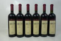 Lote 1594 - Lote de seis garrafas de vinho tinto Casa Cadaval - Trincadeira Preta, colheita de 1996, Ribatejo. Para coleccionadores.