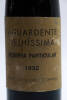 Lote 6 - AGUARDENTE VELHÍSSIMA 1932 - Garrafa de Aguardente Velhíssima Reserva Particular 1932, envelhecida em casco de carvalho (750 ml). Nota: lacre danificado - 3