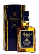 Lote 704 - WHISKY BALLANTINE'S 12 ANOS - Garrafa de Whisky, Gold Seal, Special Reserve Scotch Whisky, George Ballantine & Son, Scotland, (700ml - 40%vol.). Nota: garrafa dos anos 1980s, em caixa de metal original