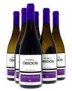 Lote 820 - FORAL D'ÓBIDOS 2015 - 6 garrafas de Vinho Branco, DOC Óbidos, Chardonnay & Viognier 2015, Vidigal Wines, Cortes, Leiria, (750ml - 13%vol.)