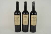 Lote 1975 - Três garrafas de vinho tinto Quinta das Setencostas, colheita de 1996, Alenquer.