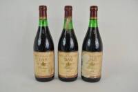 Lote 1982 - Três garrafas de vinho tinto Dão Rubízio, Reserva de 1983. Para coleccionadores. Nota: falhas nos rótulos.