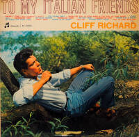 Lote 185 - LP VINIL - Cliff Richards "To My Italian Friends", da Columbia, vivil de 33rpm