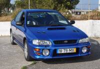 Lote 2774 - Veiculo ligeiro marca Subaru, modelo Impreza, versão 2.0 GT, categoria Ligeiro, Nº Portas 4, Ano 1999, Nº Kms 160.800, cilindrada 1.994 cc, potência 218cv, combustível Gasolina, cor azul metalizado, Nacional, inspeccionado, Fecho Centralizado