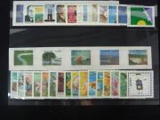 Lote 276 - Filatelia - Selos; Brasil - 18 Séries; Ano:1996; Em estado Novos s/charneira; Cotação Yvert: 89€; Origem Coleccionador José A.T.Macedo