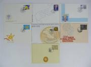 Lote 706 - Filatelia - Envelopes 1º Dia de Circulação; 7 FDC; Tema: Instituições Publicas e Diversos