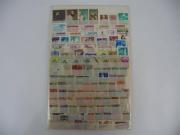Lote 972 - Filatelia - Selos; Classificador com 110 selos usados de Diversos Países