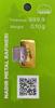 Lote 11 - BARRA DE OURO 999,9 - Barra de ouro 99,9% de 0,10 g, Nadir Gold Fine gold em invólucro selado, numerado e certificado de autenticidade emitido pela NADIR METAL Rafineri, NMR Melter Assayer. Peso: 0.10 g. http://www.lbma.org.uk/pricing-and-statis - 4