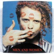 Lote 1624 - LP de vinil - Simple Red - Men and Woman, 1987 WEA records, Nota: em estado entre Bom e Muito Bom