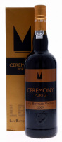 Lote 42 - PORTO VALLEGRE CEREMONY 2009 - Garrafa de Vinho do Porto, Late Bottled Vintage 2009, Engarrafado em 2015, Vallegre, Vinhos do Porto, S.A., (750ml - 20%vol.). Nota: em caixa de cartão original. Trata-se de um LBV muito encorpado e complexo elabor