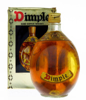 Lote 44 - WHISKY DIMPLE - Garrafa de Whisky, Old Blended Scotch Whisky, John Haig & Co, Escócia, (750ml). Nota: garrafa antiga. Em caixa de cartão original