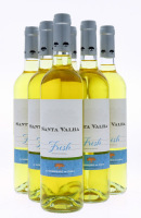 Lote 95 - SANTA VALHA FRESH - 6 garrafas de Vinho Branco, Fresh, Quinta do Sobreiró de Cima, (750ml - 13%vol.)