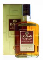 Lote 128 - WHISKY LOGAN HEITAGE BLEND - Garrafa de Whisky, Blended Scotch Whisky, Heritage Blend, White Horse Distillers, Escócia, (700ml - 40%vol). Nota: em caixa de cartão original