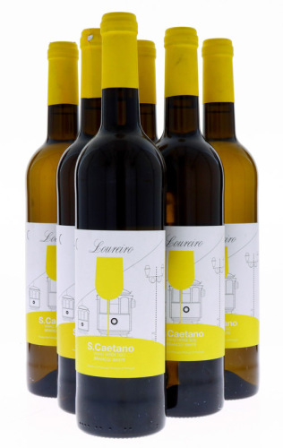 Lote 160 - LOUREIRO S. CAETANO 2018 - 6 garrafas de Vinho Verde DOC, Branco Grande Escolha 2018, Vítor Agostinho Vieira Mendes, Marco de Canavezes, (750ml - 13,5%vol.)