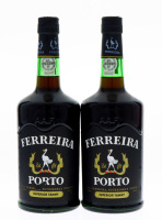 Lote 208 - PORTO FERREIRA - 2 garrafas de Vinho do Porto, Superior Tawny, A.A. Ferreira, (750ml).