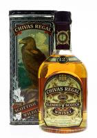 Lote 232 - WHISKY CHIVAS REGAL 12 ANOS - Garrafa de Whisky, 12 Years Old, Blended Scotch Whisky, Chivas Brothers, Escócia (700ml - 40%vol). Nota: em caixa de metal original da Colecção Scottish Wildlife