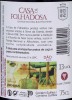 Lote 233 - CASA DE FOLHADOSA 2015 - 3 garrafas de Vinho Tinto DOC Dão, das castas touriga nacional e alfrocheiro, Produzido e engarrafado pela Fundação Dr. António V.T.M. e Albuquerque, Folhadosa, Seia. (750ml – 13%vol.) - 4