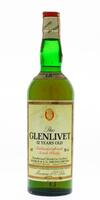 Lote 248 - WHISKY THE GLENLIVET 12 ANOS - Garrafa de Whisky, Unblended All Malt, Aged 12 Years, George & J. G. Smith, Escócia, (750ml - 43%vol). Nota: garrafa idêntica foi vendida por € 68,80 (£ 60). Garrafa dos anos 1970s. Consultar valor indicativo em h