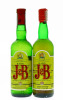 Lote 256 - WHISKY J & B - 2 garrafas de Whisky, Rare, Blended Scotch Whisky, Justerini & Brooks, Escócia, (750ml - 43%vol.). Nota: garrafas antigas