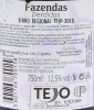 Lote 280 - FAZENDAS PERDIDAS 2018 - 6 garrafas de Vinho Tinto, Vinho Regional Tejo 2018, Quinta da Alorna, (750ml - 12,5%vol.) - 4