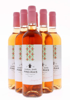 Lote 326 - CASAL DAS FREIRAS 2018 - 6 garrafas de Vinho Rosé, Vinho Regional Tejo, Aragonez 2018, Quinta Casal das Freiras, (750ml - 12%vol.)