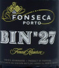 Lote 332 - PORTO FONSECA BIN Nº27 - Garrafa de Vinho do Porto, Bin Nº27, Finest Reserve, Fonseca Guimaraens, (750ml - 20%vol.). Nota: em caixa de cartão original - 4