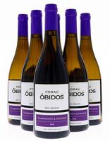 Lote 342 - FORAL D'ÓBIDOS 2015 - 6 garrafas de Vinho Branco, DOC Óbidos, Chardonnay & Viognier 2015, Vidigal Wines, Cortes, Leiria, (750ml - 13%vol.)