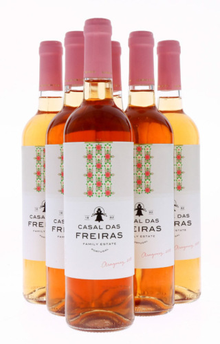 Lote 357 - CASAL DAS FREIRAS 2018 - 6 garrafas de Vinho Rosé, Vinho Regional Tejo, Aragonez 2018, Quinta Casal das Freiras, (750ml - 12%vol.)