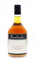 Lote 370 - AGUARDENTE VINICA VELHA MONTANHA - Garrafa de Aguardente Vínica Velha, Preparada e engarrafada por Caves da Montanha – A. Henriques, Ldª, Anadia, (700ml – 37,5% vol.).