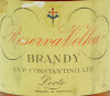 Lote 391 - BRANDY RESERVA VELHA CONSTANTINO - Garrafa de Brandy, Reserva Velha VO, SVP Constantino, Porto, (750ml - 40%vol.). Nota: invólucro da rolha danificado - 3